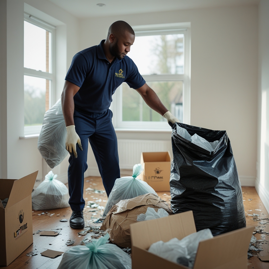 Fast rubbish removal service for rental properties in London by LetPrime