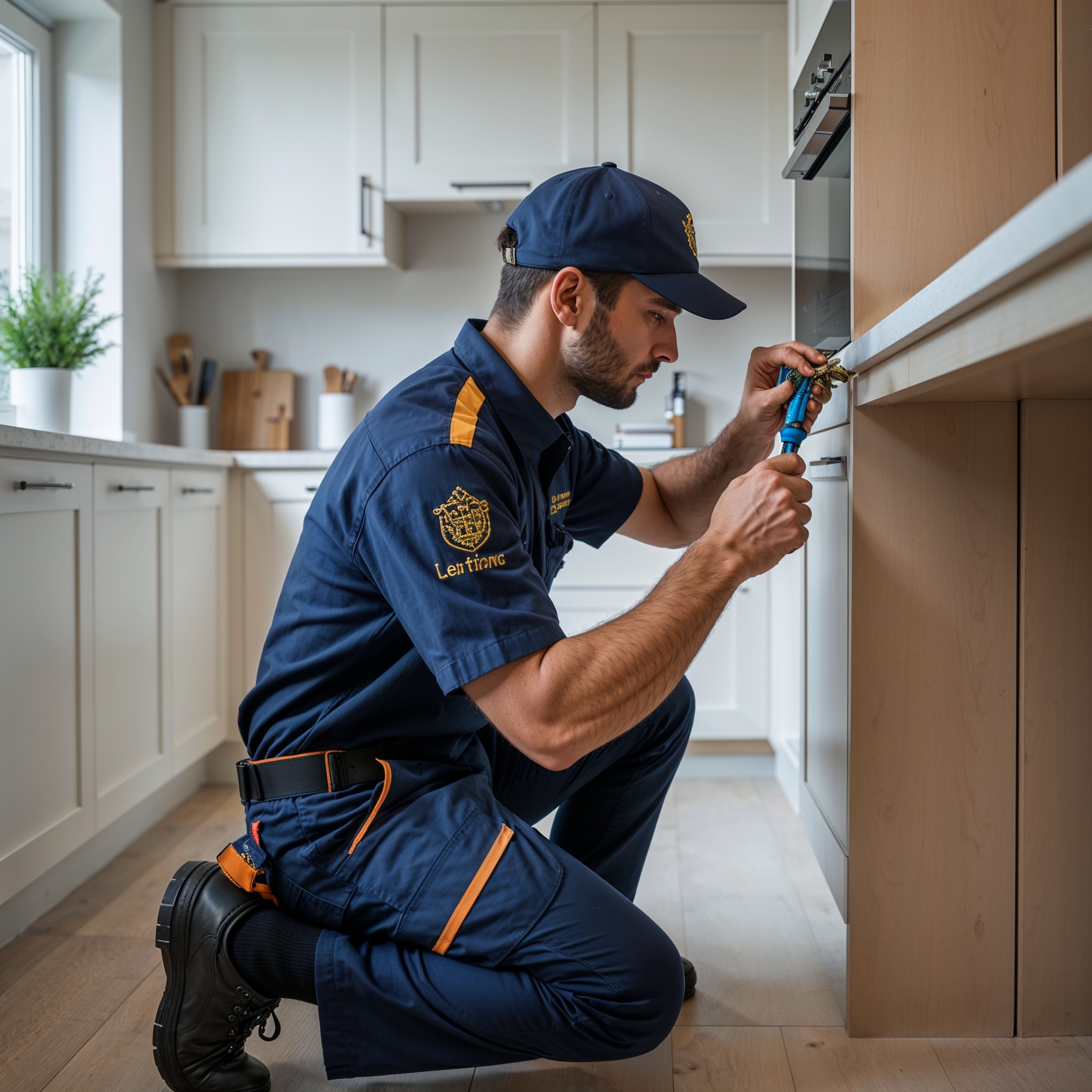 LetPrime technician performing minor repairs and quick maintenance for rental properties in London